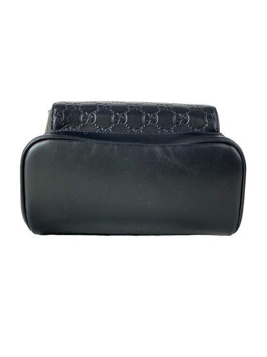 Gucci Backpack Guccissima Line Black Leather main image 13